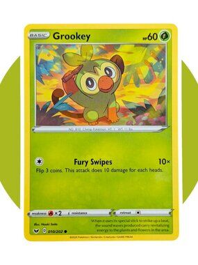 Sword & Shield Pokemon Card (CX01): Grookey 010/202